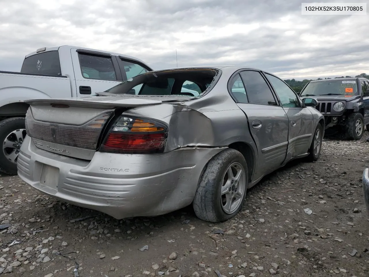 2005 Pontiac Bonneville Se VIN: 1G2HX52K35U170805 Lot: 66383494