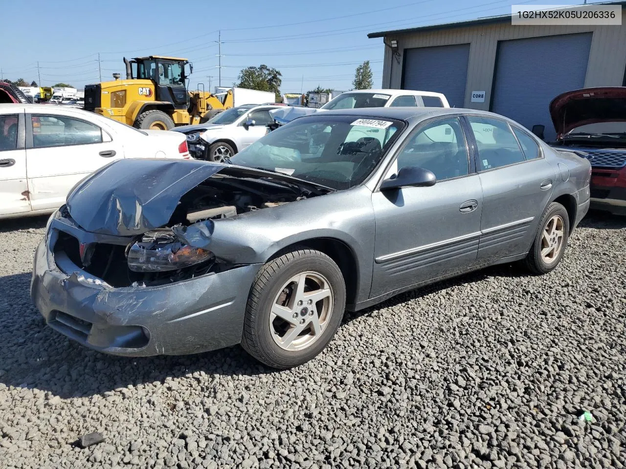 2005 Pontiac Bonneville Se VIN: 1G2HX52K05U206336 Lot: 69044794