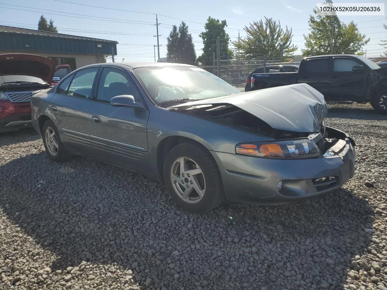 2005 Pontiac Bonneville Se VIN: 1G2HX52K05U206336 Lot: 69044794