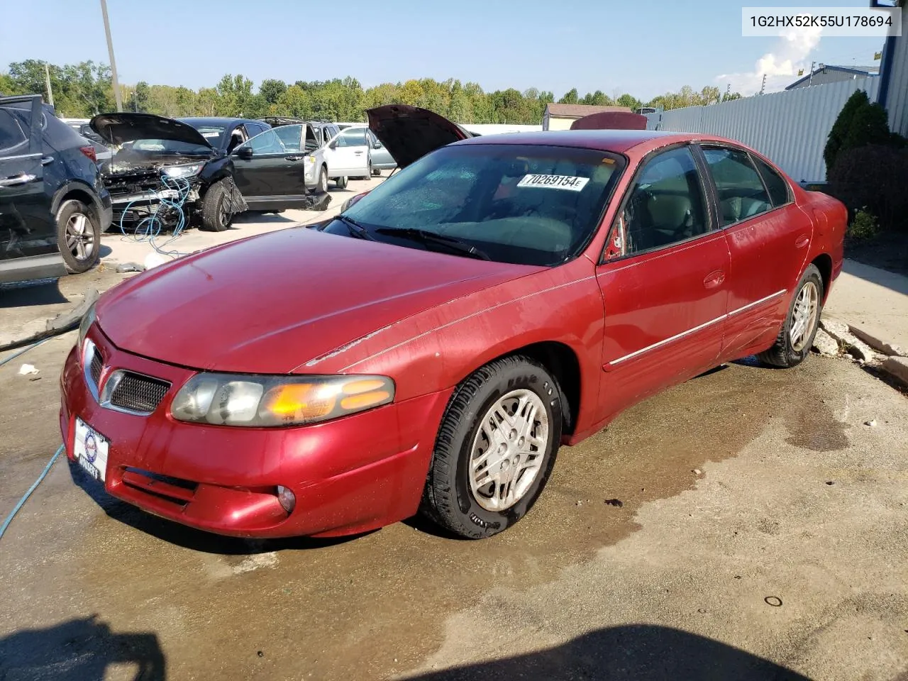 2005 Pontiac Bonneville Se VIN: 1G2HX52K55U178694 Lot: 70269154