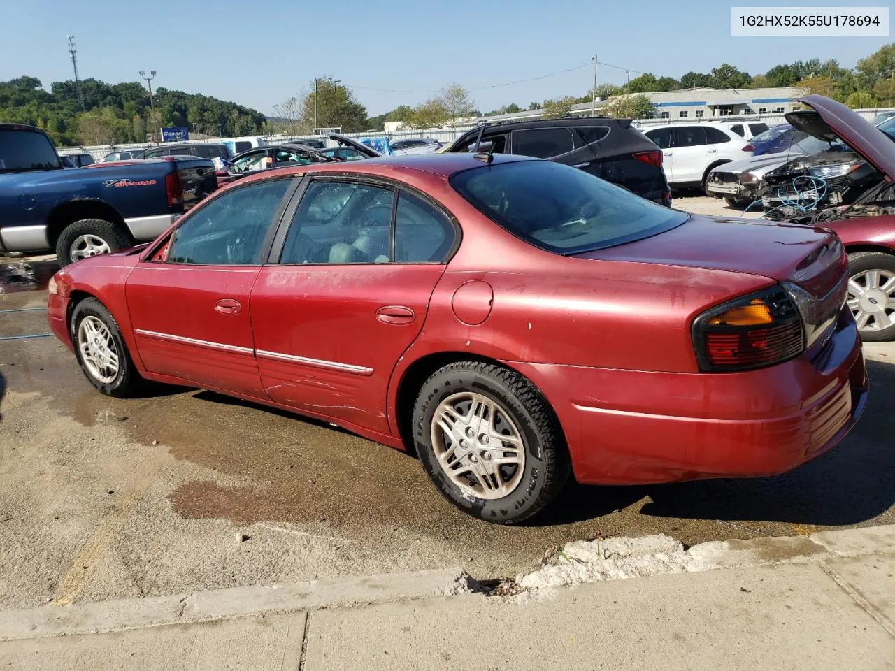 2005 Pontiac Bonneville Se VIN: 1G2HX52K55U178694 Lot: 70269154