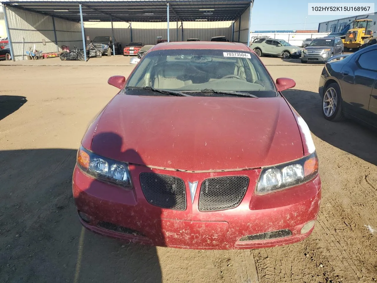 2005 Pontiac Bonneville Sle VIN: 1G2HY52K15U168967 Lot: 70373504