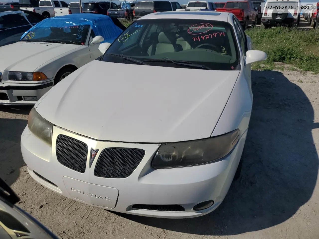 2005 Pontiac Bonneville Sle VIN: 1G2HY52K75U158301 Lot: 74827974