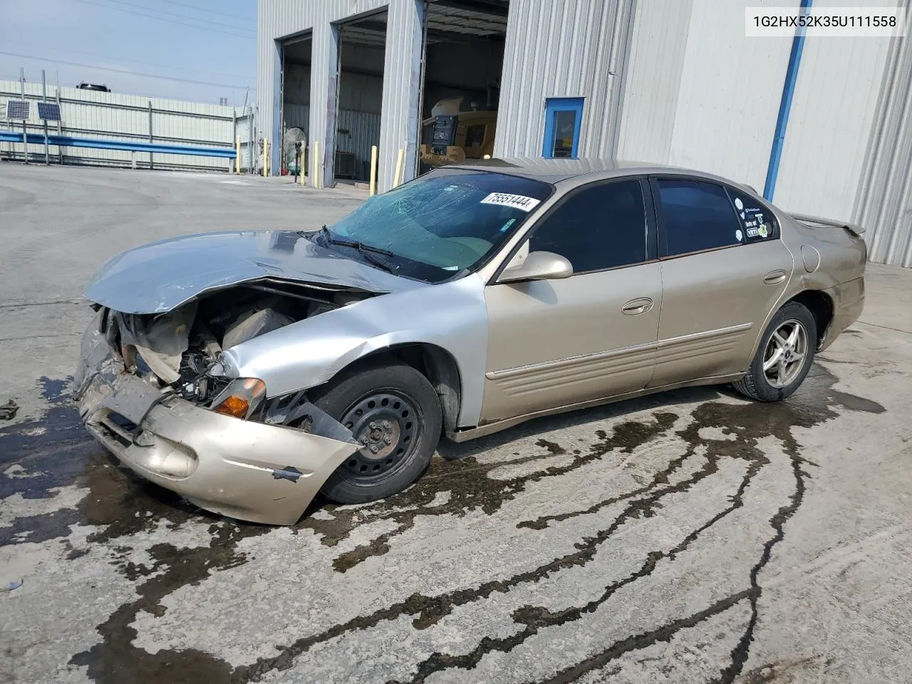 2005 Pontiac Bonneville Se VIN: 1G2HX52K35U111558 Lot: 75551444