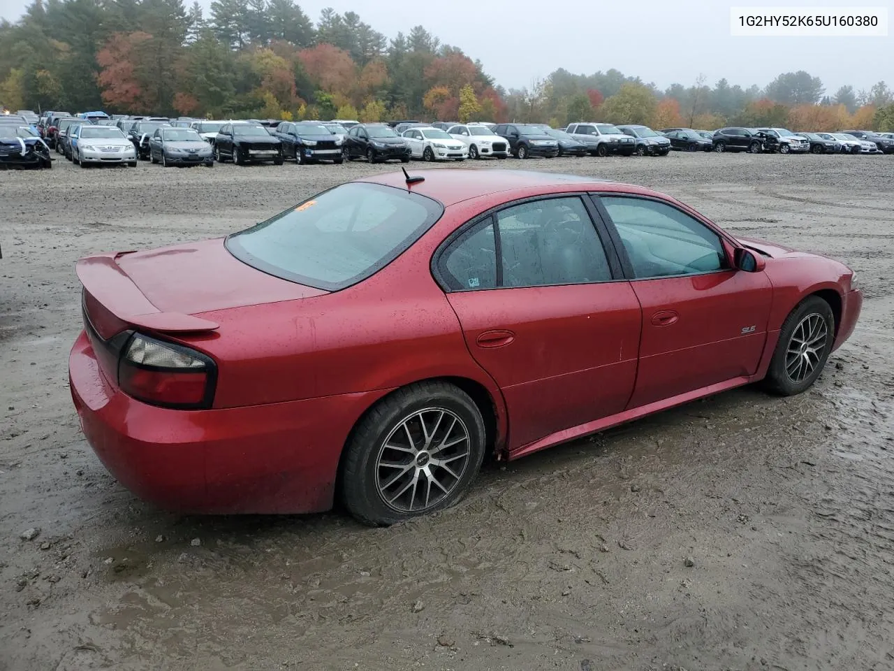 2005 Pontiac Bonneville Sle VIN: 1G2HY52K65U160380 Lot: 75629904