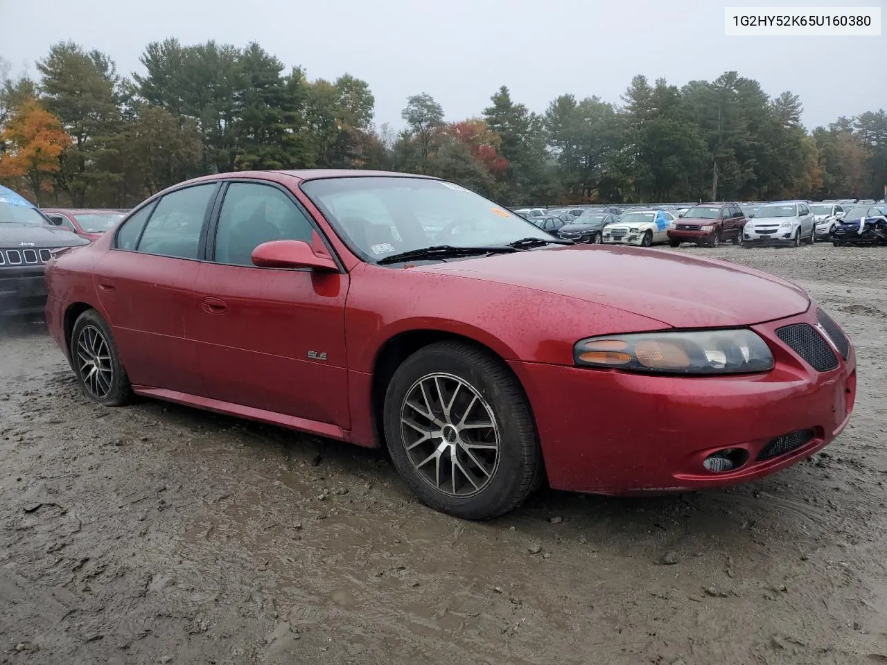 2005 Pontiac Bonneville Sle VIN: 1G2HY52K65U160380 Lot: 75629904