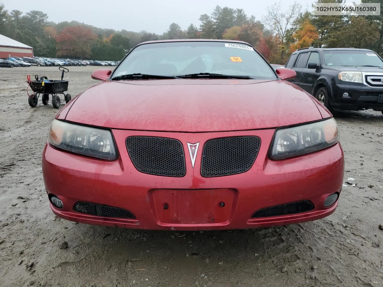 2005 Pontiac Bonneville Sle VIN: 1G2HY52K65U160380 Lot: 75629904