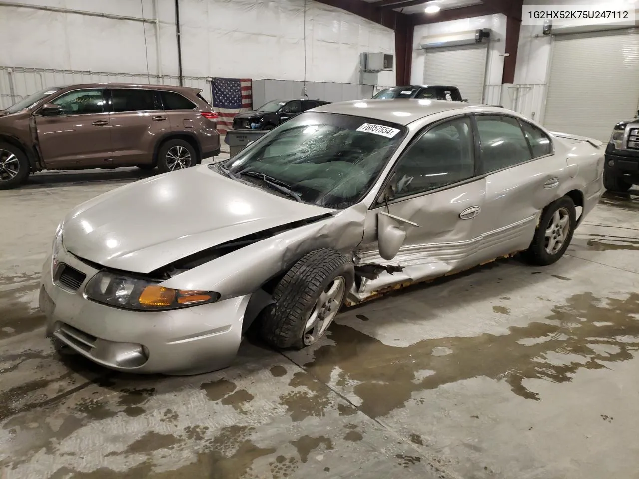 2005 Pontiac Bonneville Se VIN: 1G2HX52K75U247112 Lot: 76057554