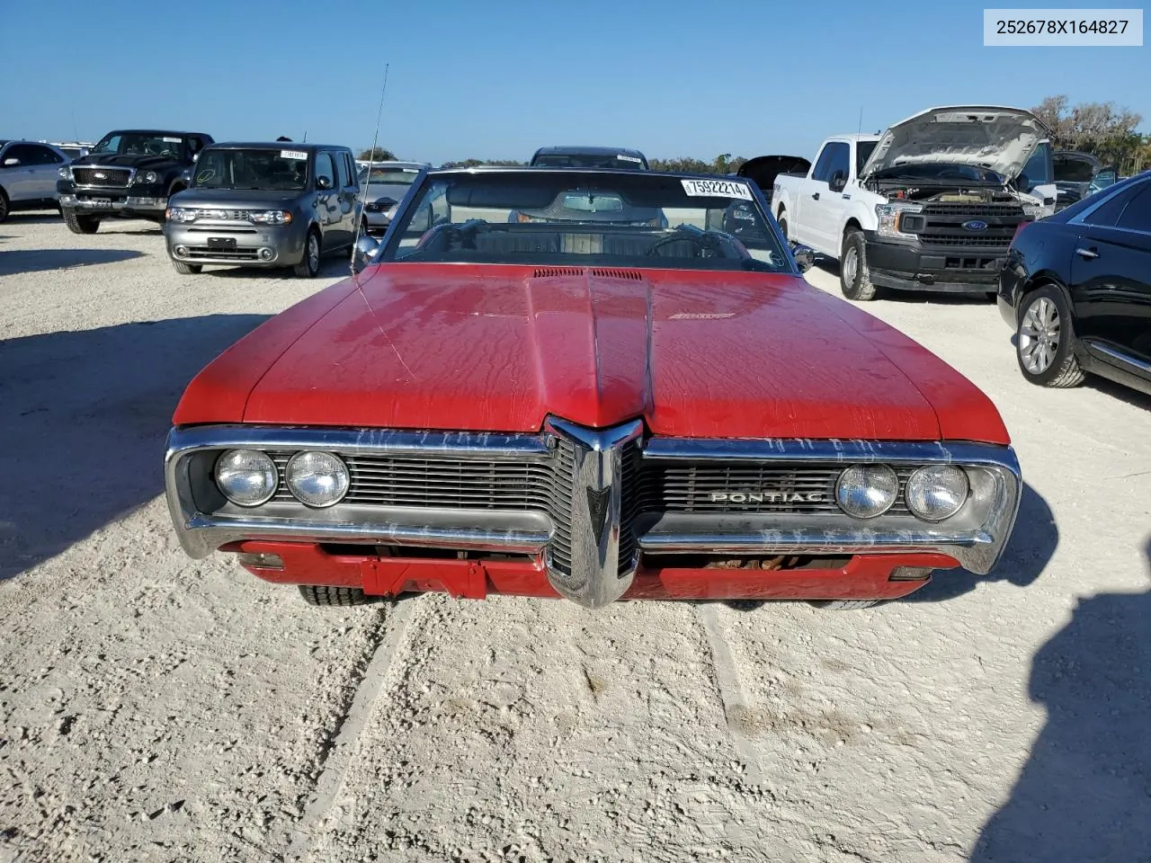 1968 Pontiac Catalina VIN: 252678X164827 Lot: 75922214