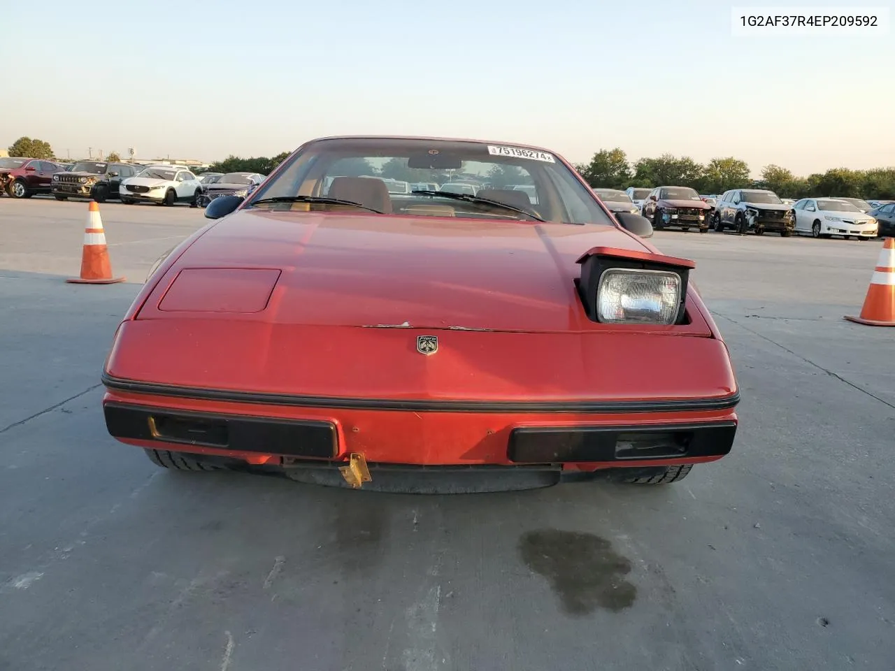 1984 Pontiac Fiero Se VIN: 1G2AF37R4EP209592 Lot: 75196274