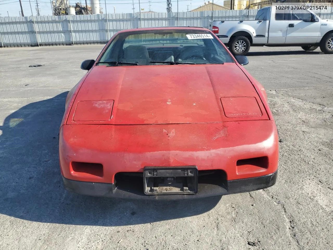 1986 Pontiac Fiero Se VIN: 1G2PF379XGP215474 Lot: 73346514