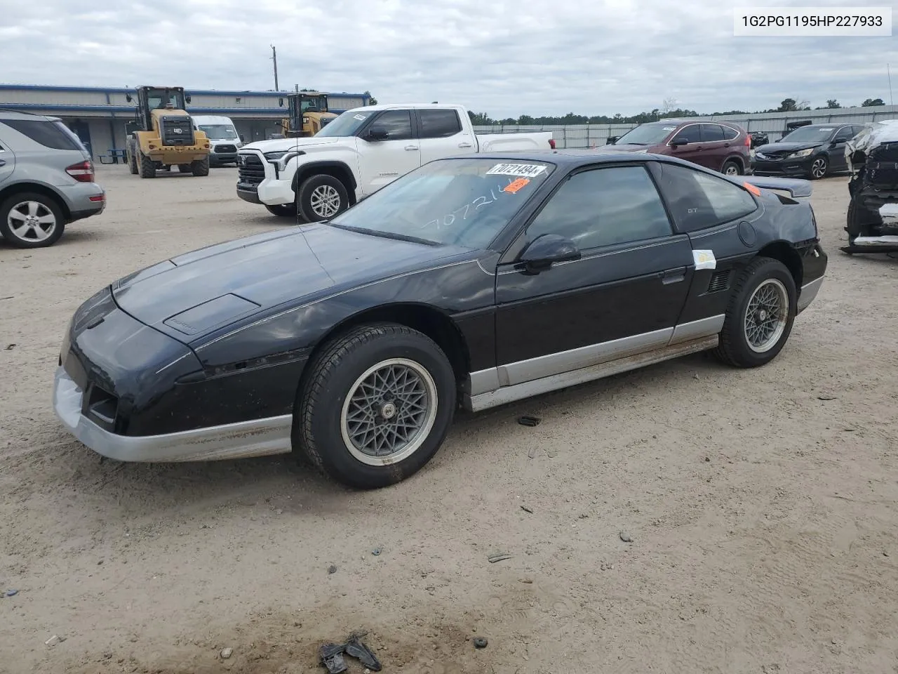 1G2PG1195HP227933 1987 Pontiac Fiero Gt