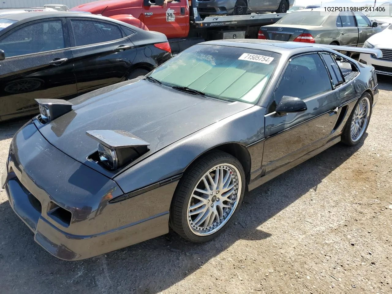 1987 Pontiac Fiero Gt VIN: 1G2PG1198HP241406 Lot: 71505754