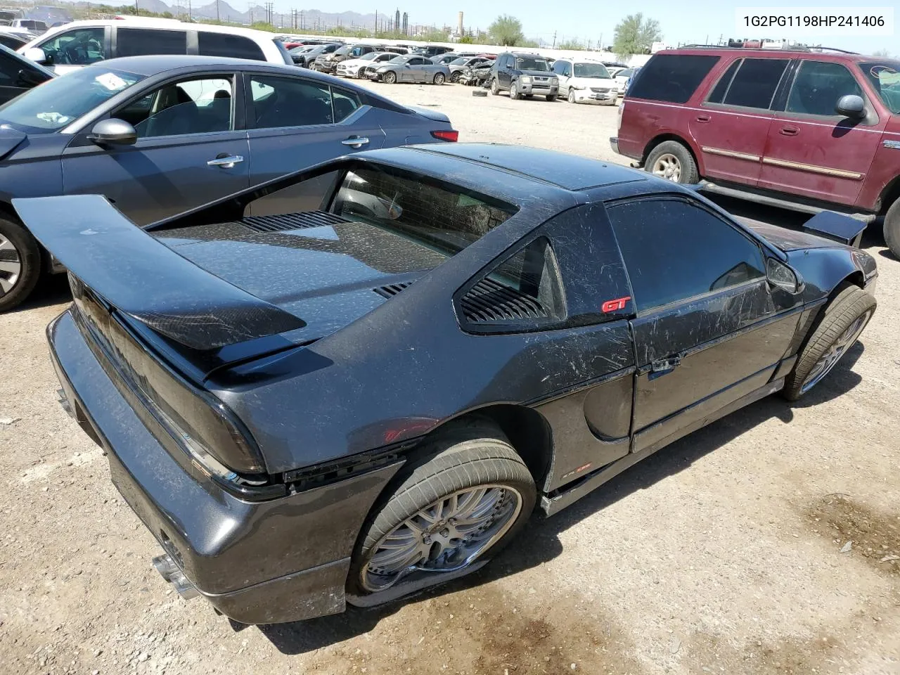 1987 Pontiac Fiero Gt VIN: 1G2PG1198HP241406 Lot: 71505754