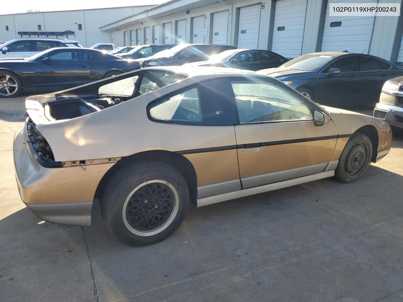 1987 Pontiac Fiero Gt VIN: 1G2PG119XHP200243 Lot: 74389864