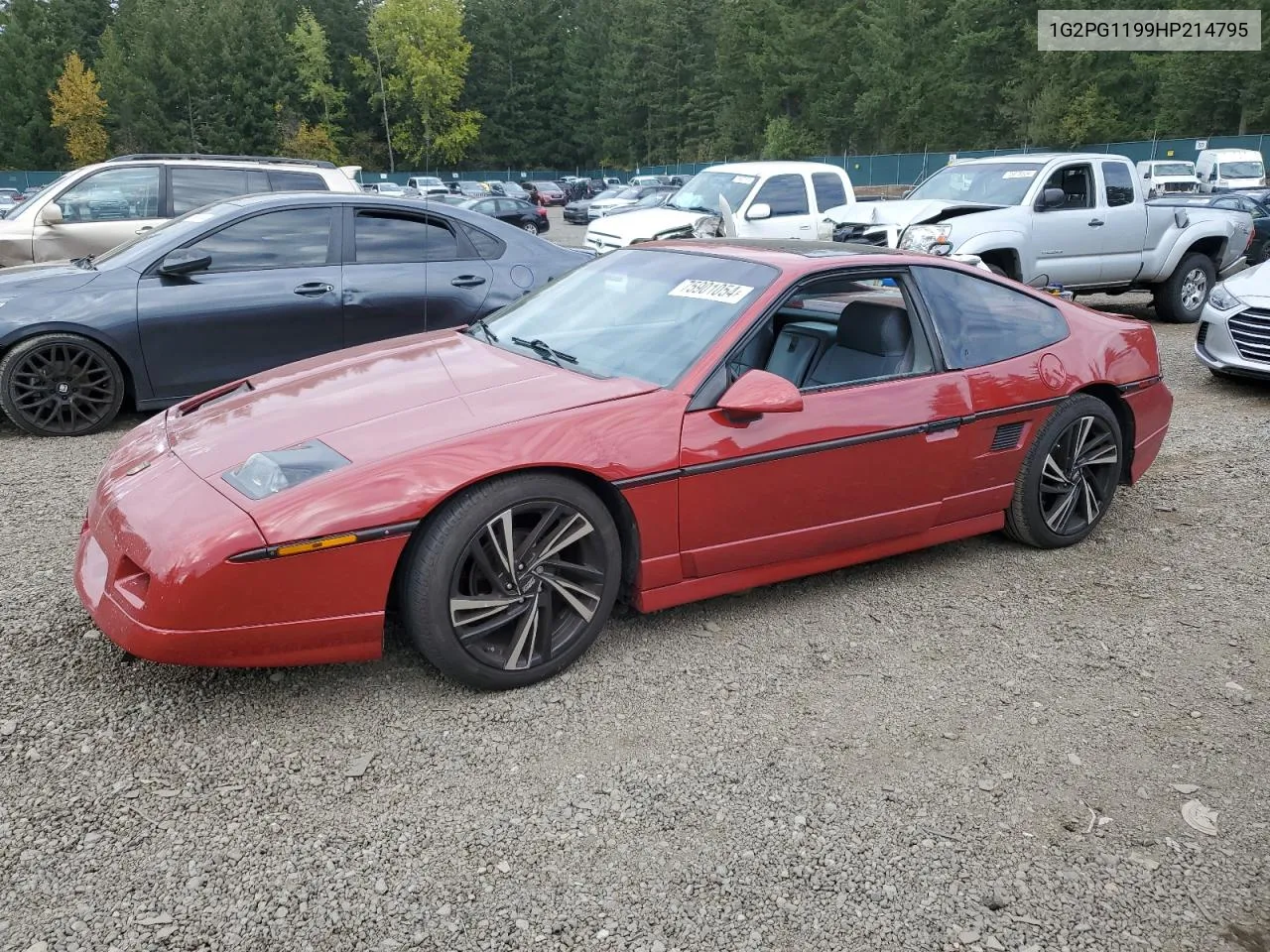 1987 Pontiac Fiero Gt VIN: 1G2PG1199HP214795 Lot: 75901054