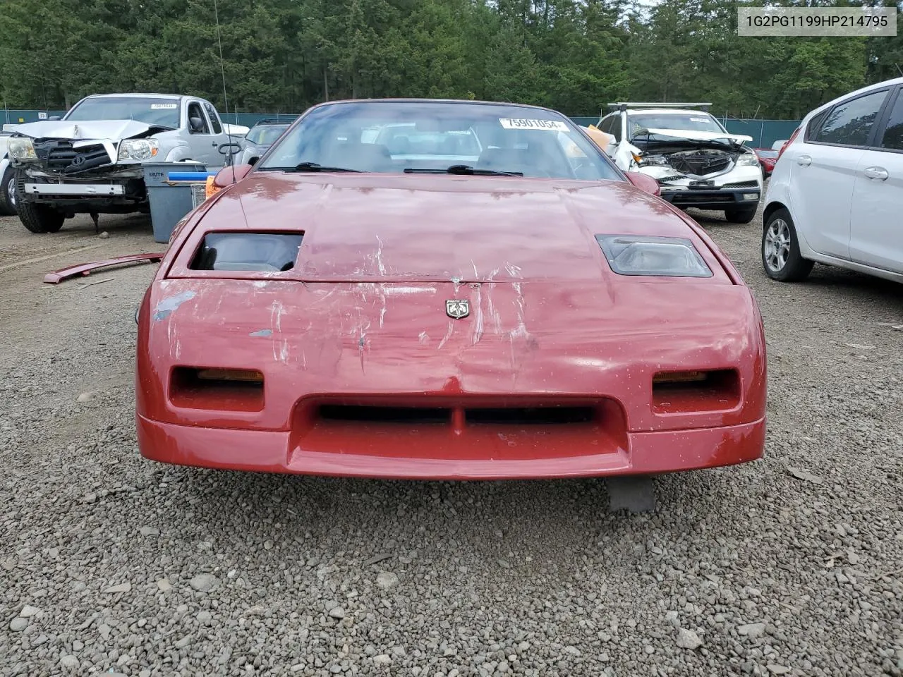 1987 Pontiac Fiero Gt VIN: 1G2PG1199HP214795 Lot: 75901054