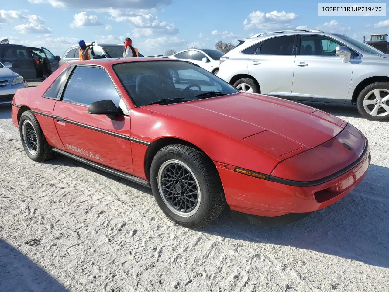 1988 Pontiac Fiero VIN: 1G2PE11R1JP219470 Lot: 77772864