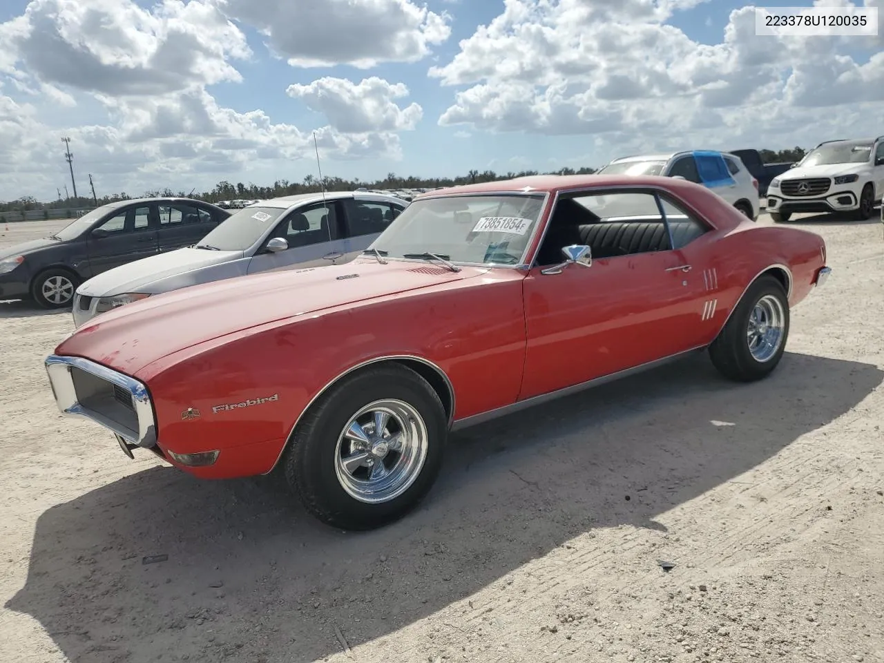 1968 Pontiac Firebird VIN: 223378U120035 Lot: 73851854