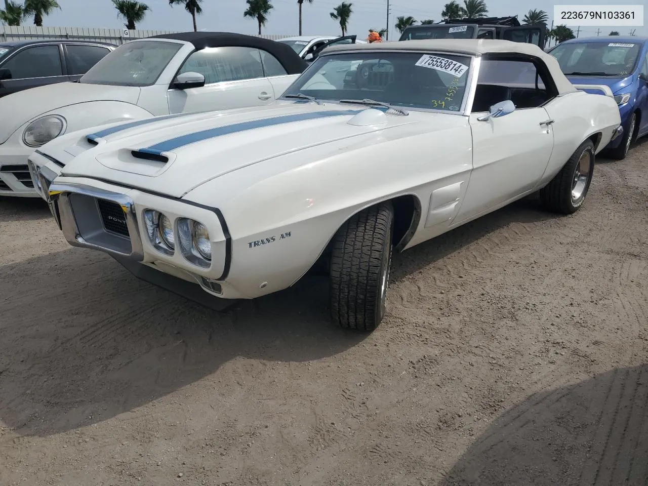 1969 Pontiac Firebird VIN: 223679N103361 Lot: 75553814