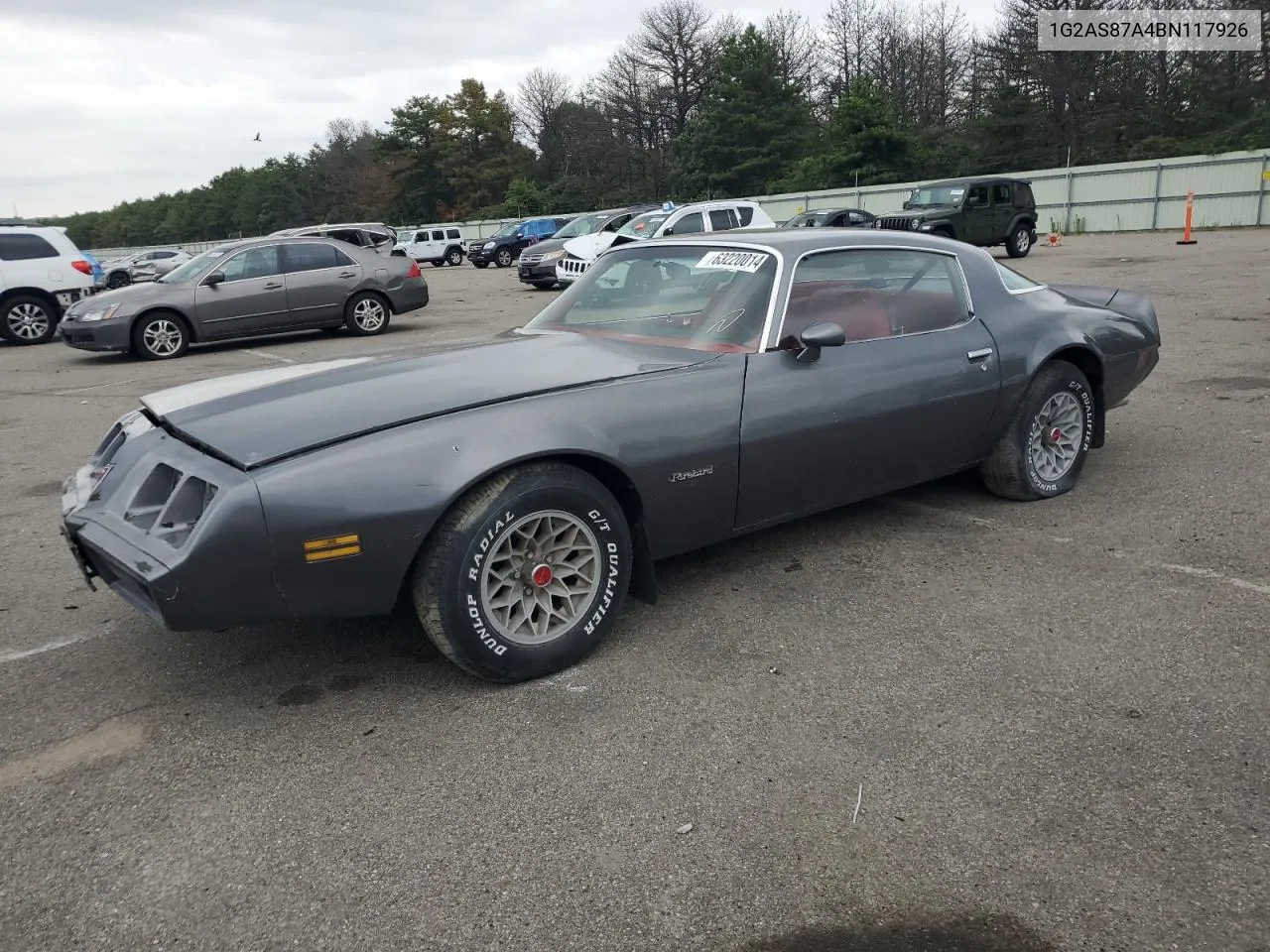 1981 Pontiac Firebird VIN: 1G2AS87A4BN117926 Lot: 63220014