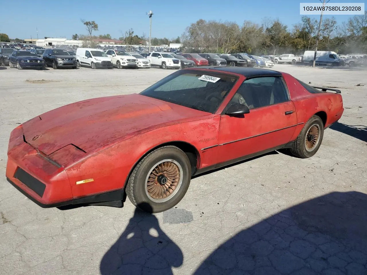 1983 Pontiac Firebird Trans Am VIN: 1G2AW87S8DL230208 Lot: 75989644