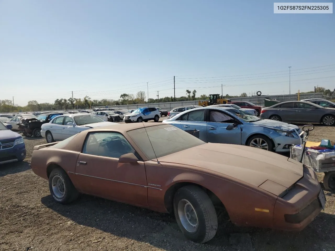 1985 Pontiac Firebird VIN: 1G2FS87S2FN225305 Lot: 75134274