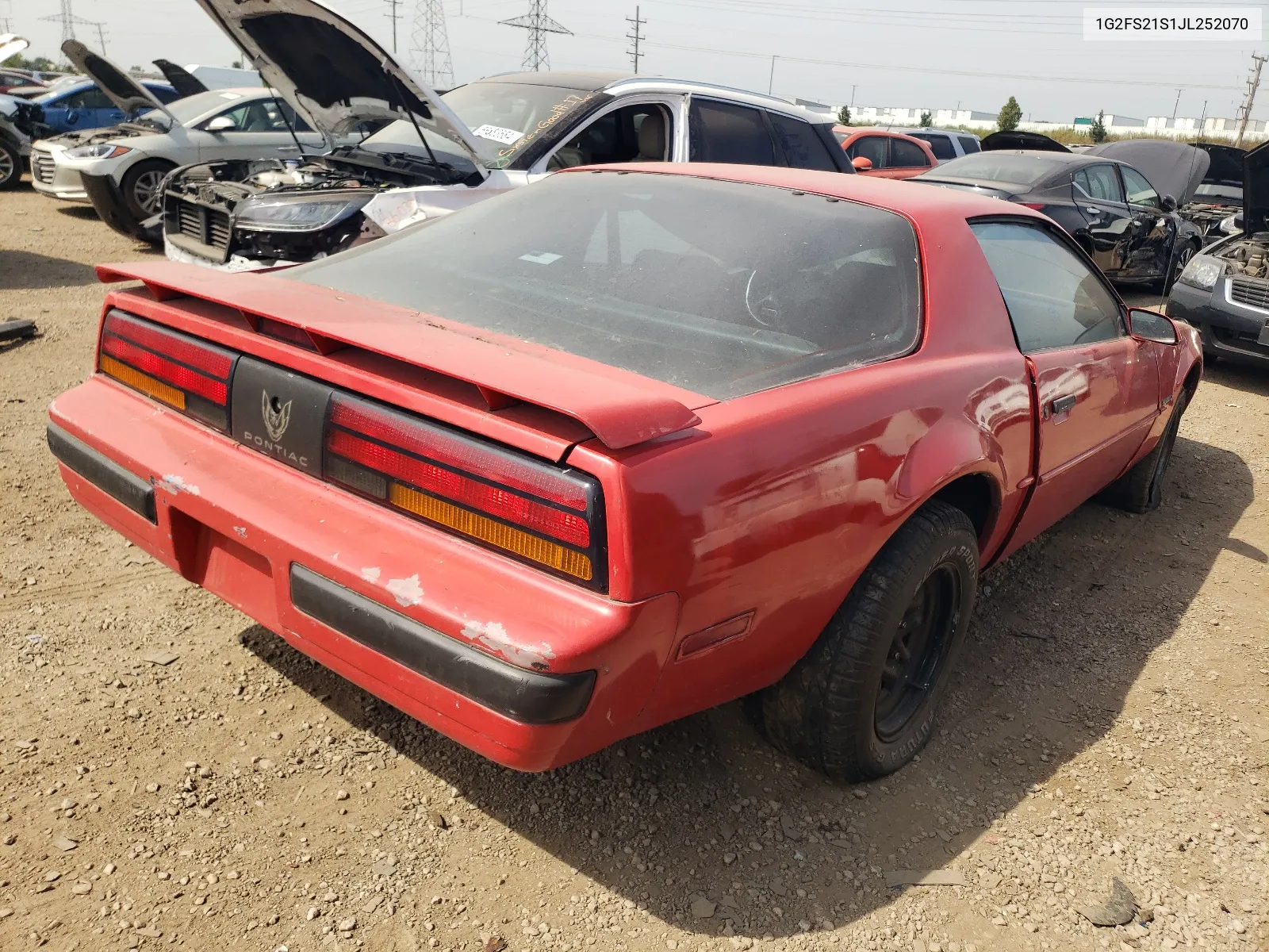 1G2FS21S1JL252070 1988 Pontiac Firebird