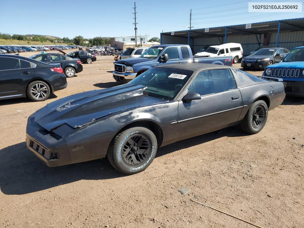 1988 Pontiac Firebird VIN: 1G2FS21E0JL250692 Lot: 72856104