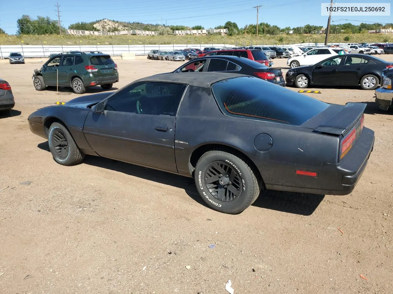 1988 Pontiac Firebird VIN: 1G2FS21E0JL250692 Lot: 72856104