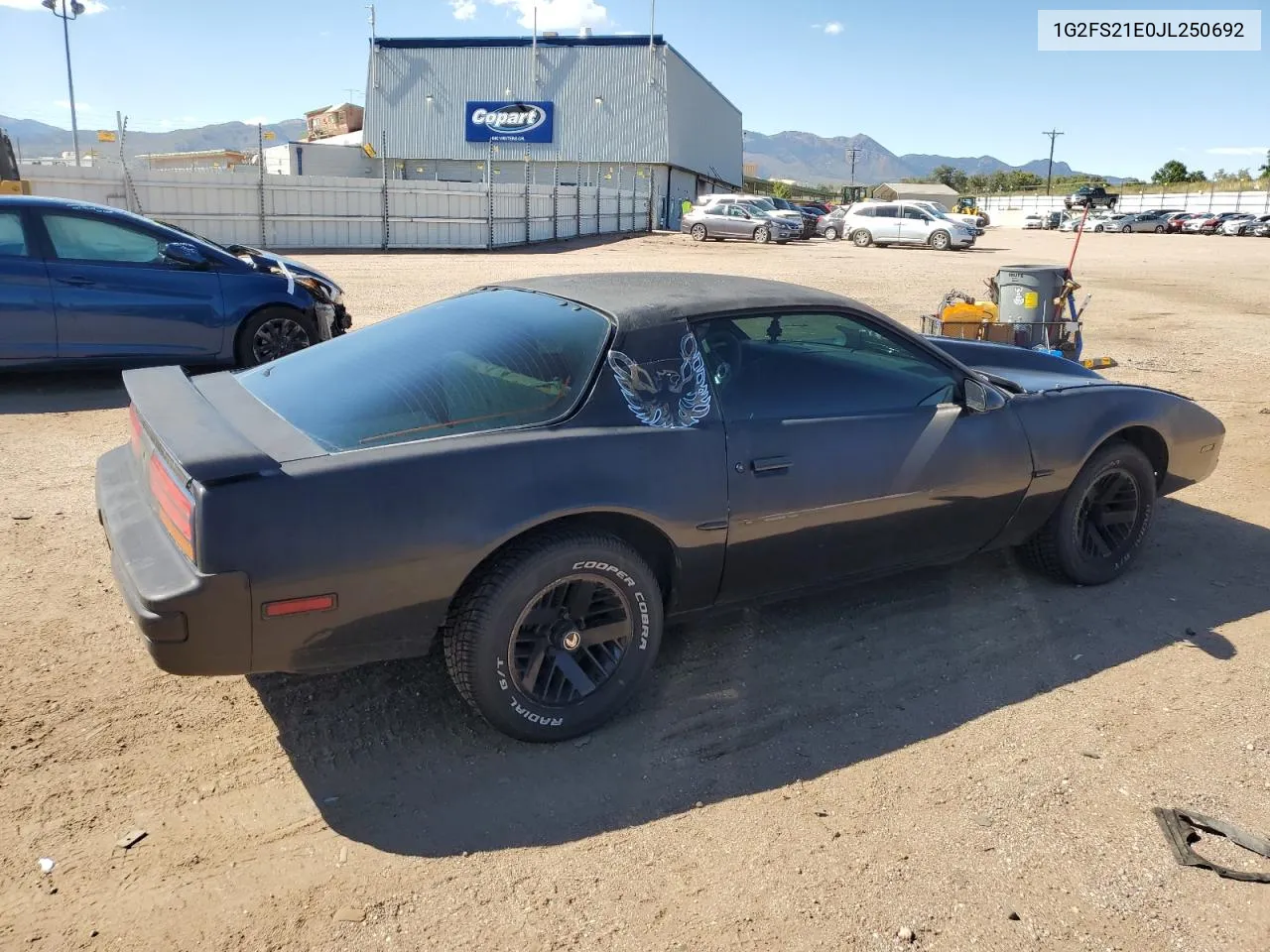 1988 Pontiac Firebird VIN: 1G2FS21E0JL250692 Lot: 72856104