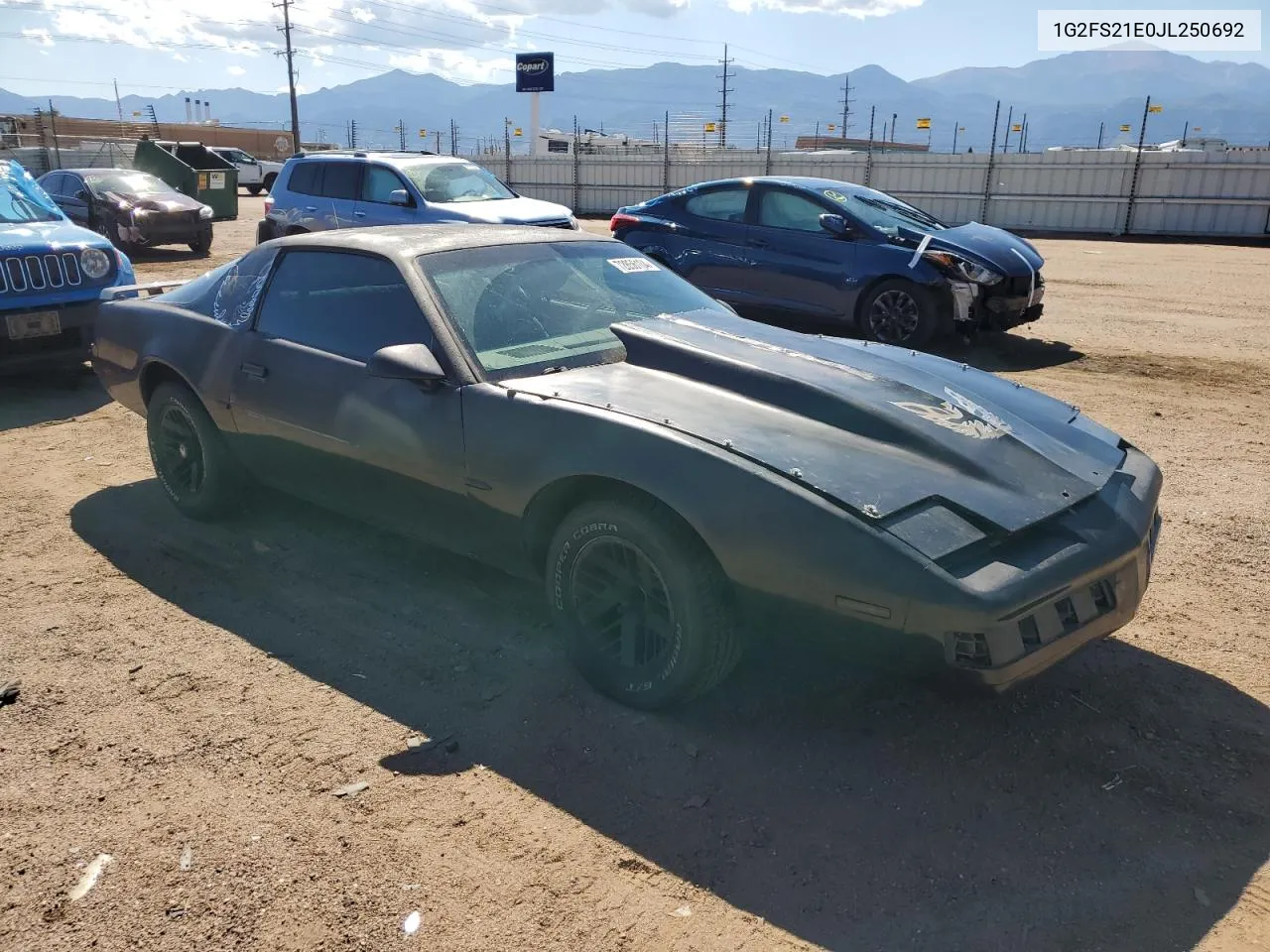 1988 Pontiac Firebird VIN: 1G2FS21E0JL250692 Lot: 72856104