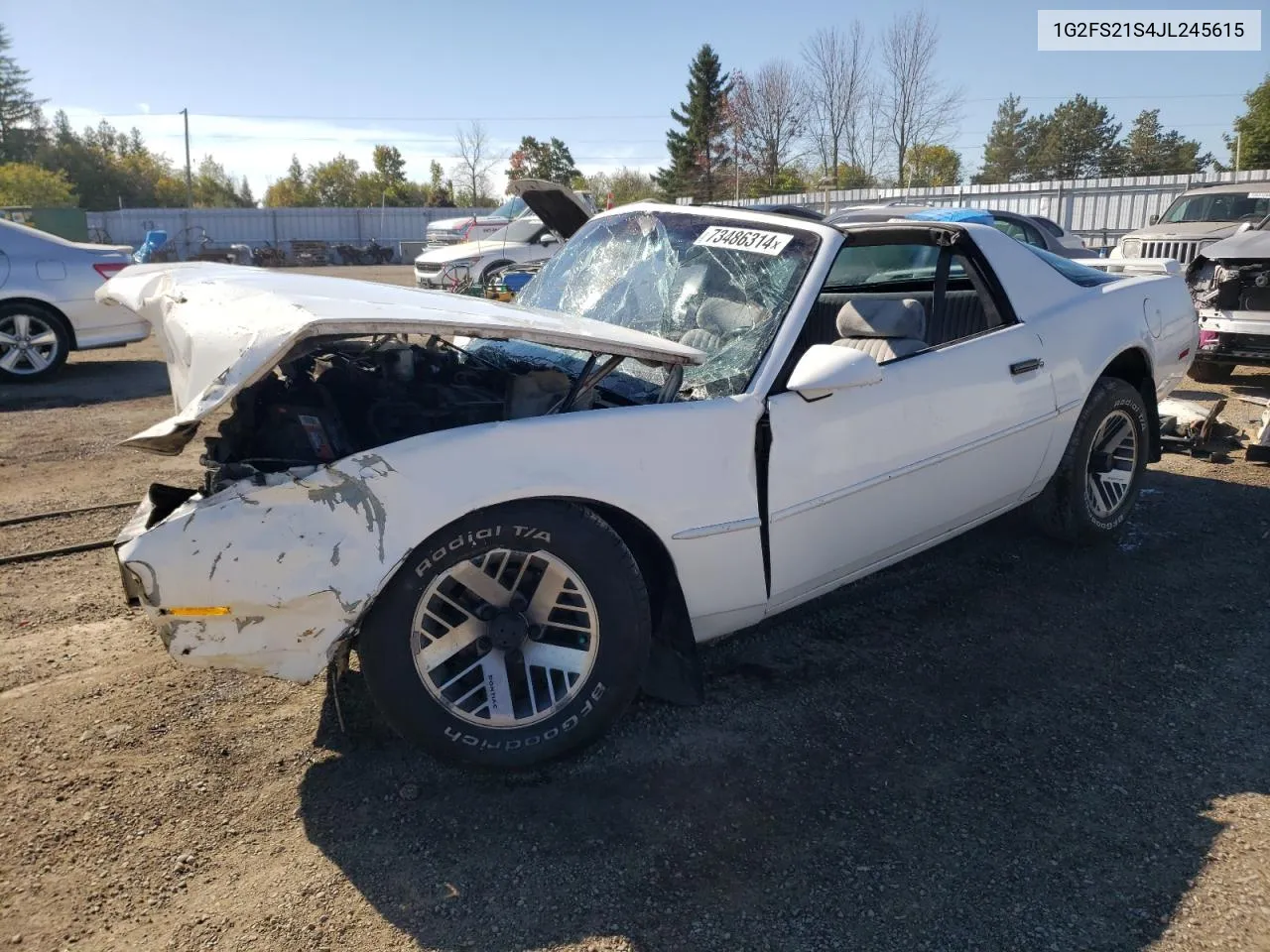 1988 Pontiac Firebird VIN: 1G2FS21S4JL245615 Lot: 73486314