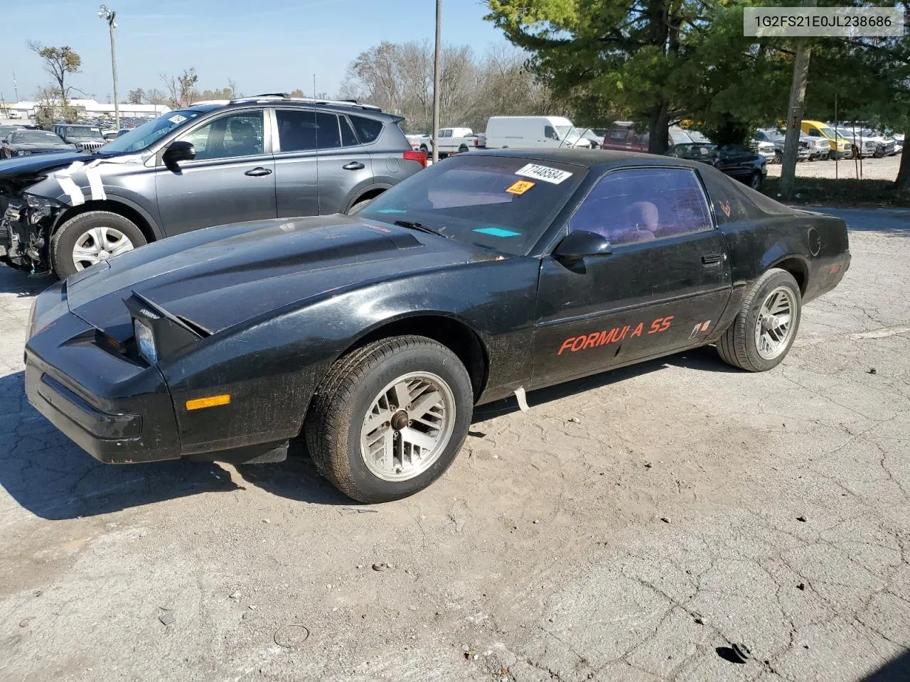 1988 Pontiac Firebird VIN: 1G2FS21E0JL238686 Lot: 77448584