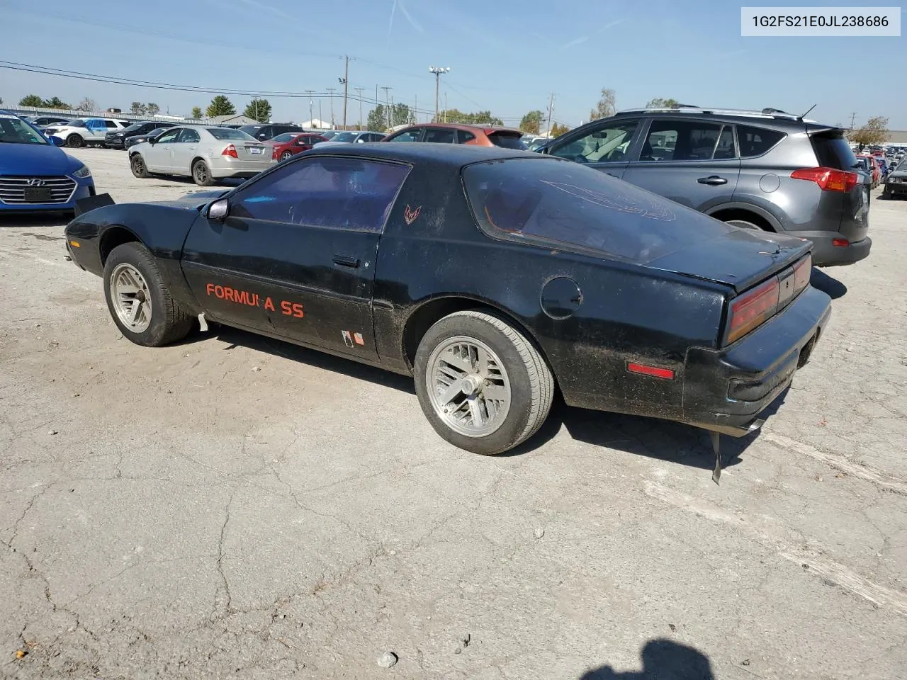 1988 Pontiac Firebird VIN: 1G2FS21E0JL238686 Lot: 77448584