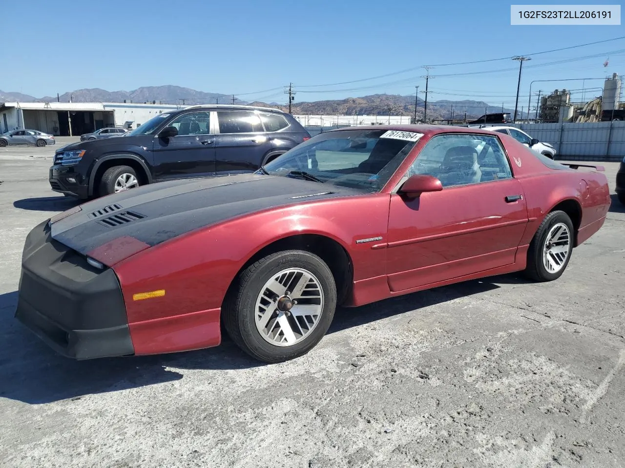 1990 Pontiac Firebird VIN: 1G2FS23T2LL206191 Lot: 76175064