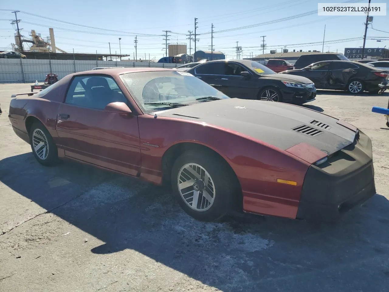 1990 Pontiac Firebird VIN: 1G2FS23T2LL206191 Lot: 76175064