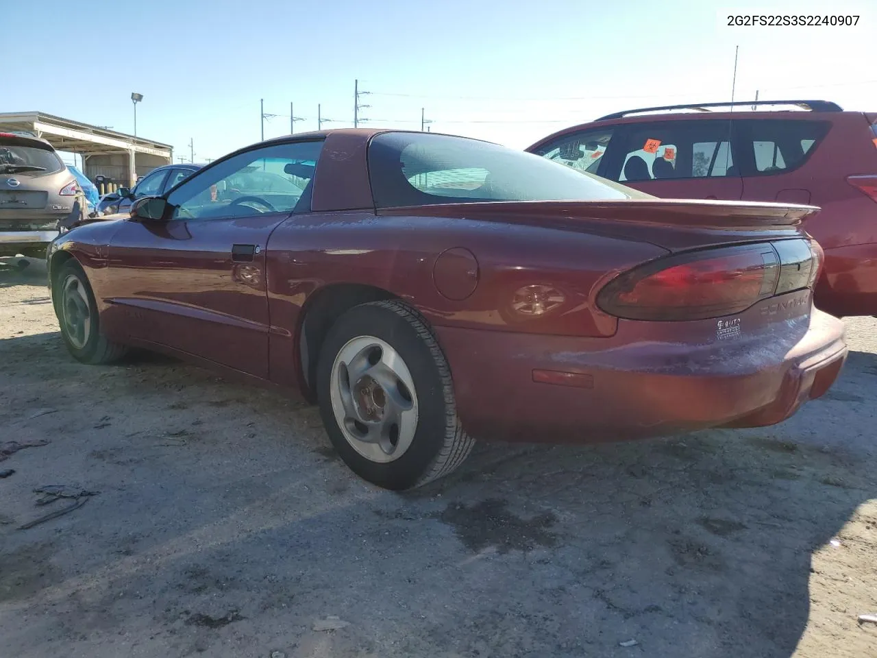 1995 Pontiac Firebird VIN: 2G2FS22S3S2240907 Lot: 77215444