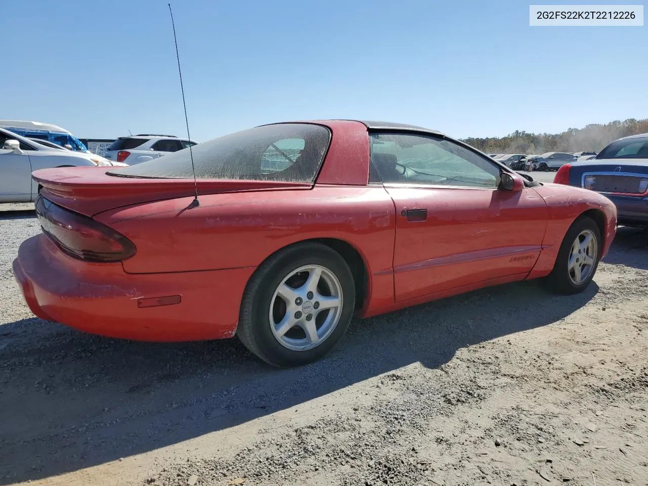 1996 Pontiac Firebird VIN: 2G2FS22K2T2212226 Lot: 77849754