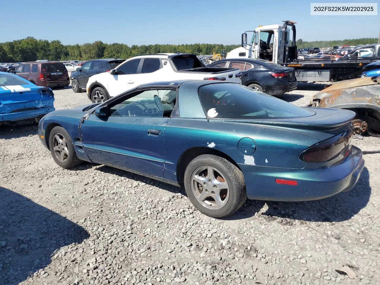 1998 Pontiac Firebird VIN: 2G2FS22K5W2202925 Lot: 74369694