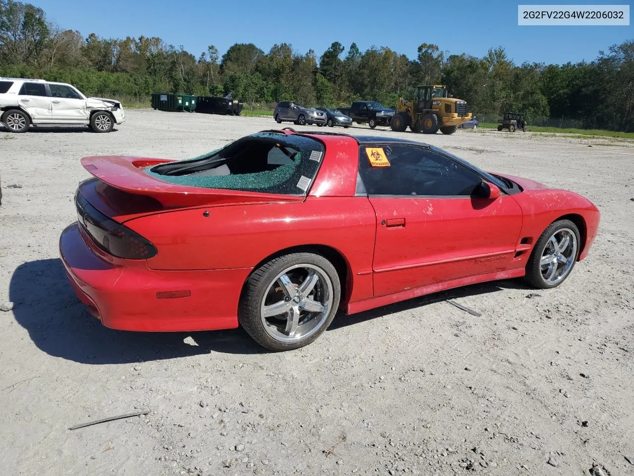 1998 Pontiac Firebird Formula VIN: 2G2FV22G4W2206032 Lot: 74949124