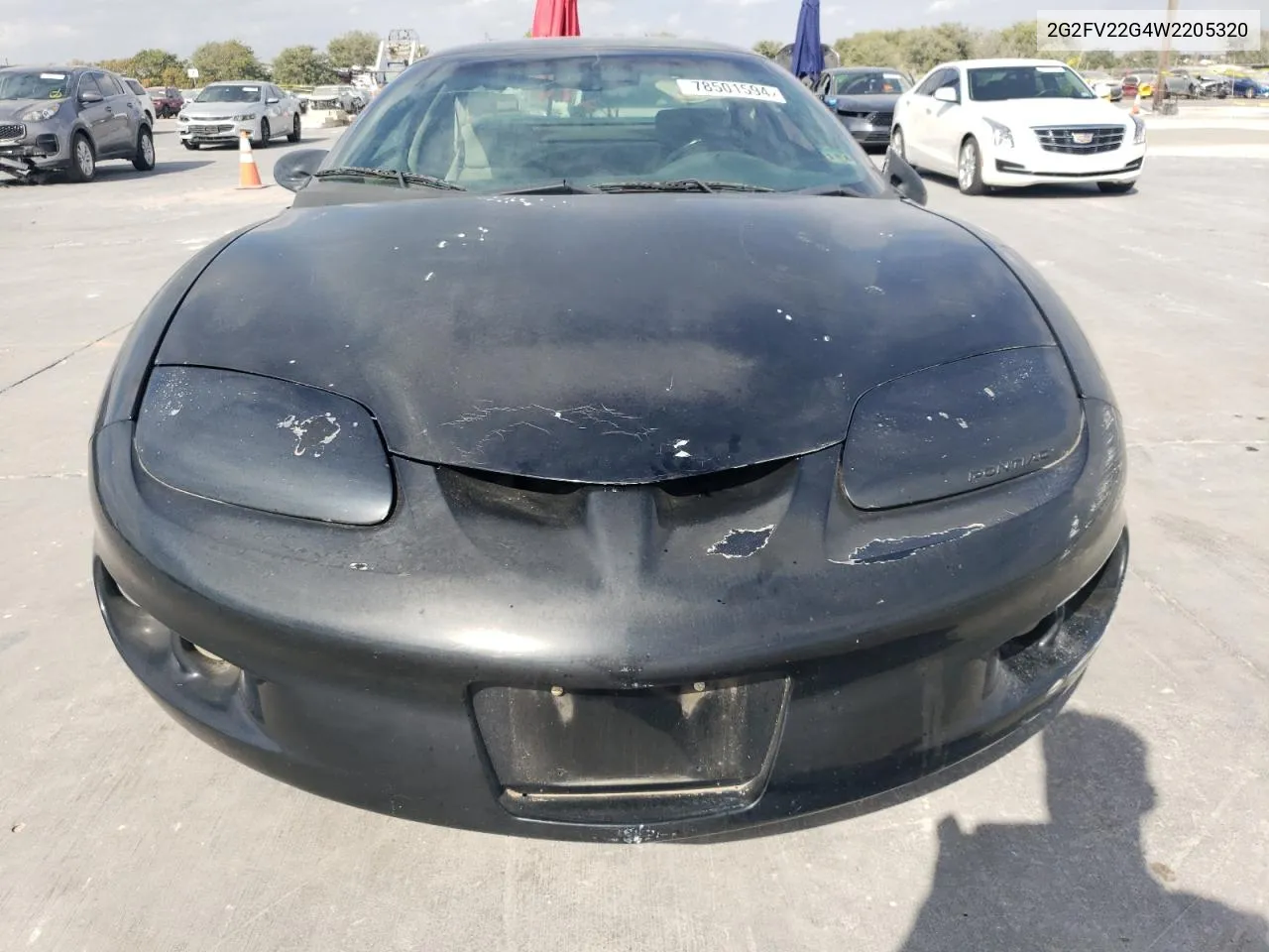 1998 Pontiac Firebird Formula VIN: 2G2FV22G4W2205320 Lot: 78501594