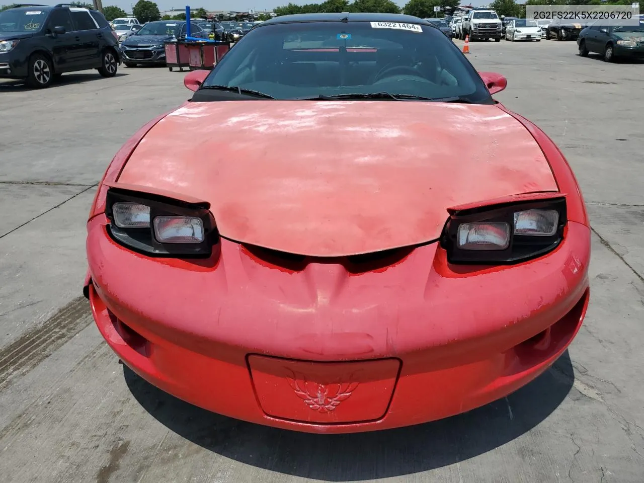 1999 Pontiac Firebird VIN: 2G2FS22K5X2206720 Lot: 63221464