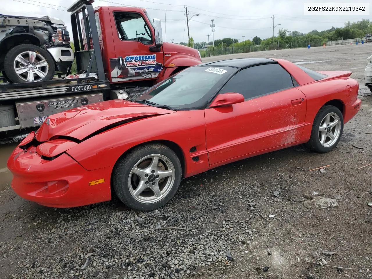 1999 Pontiac Firebird VIN: 2G2FS22K9X2219342 Lot: 65038444