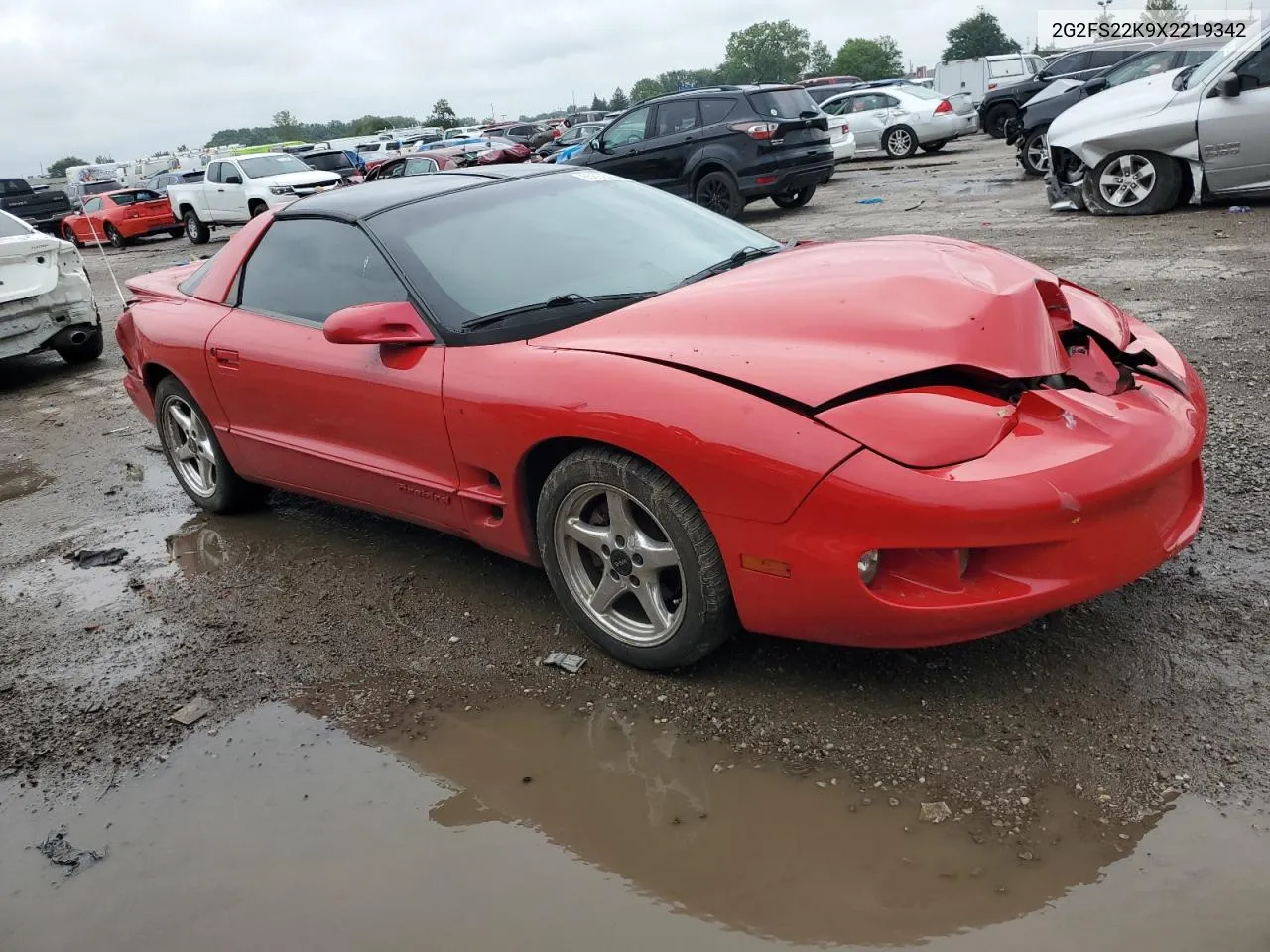 1999 Pontiac Firebird VIN: 2G2FS22K9X2219342 Lot: 65038444