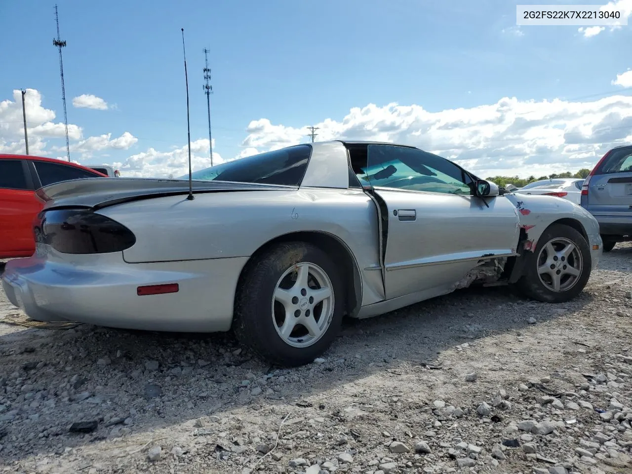 1999 Pontiac Firebird VIN: 2G2FS22K7X2213040 Lot: 71213954