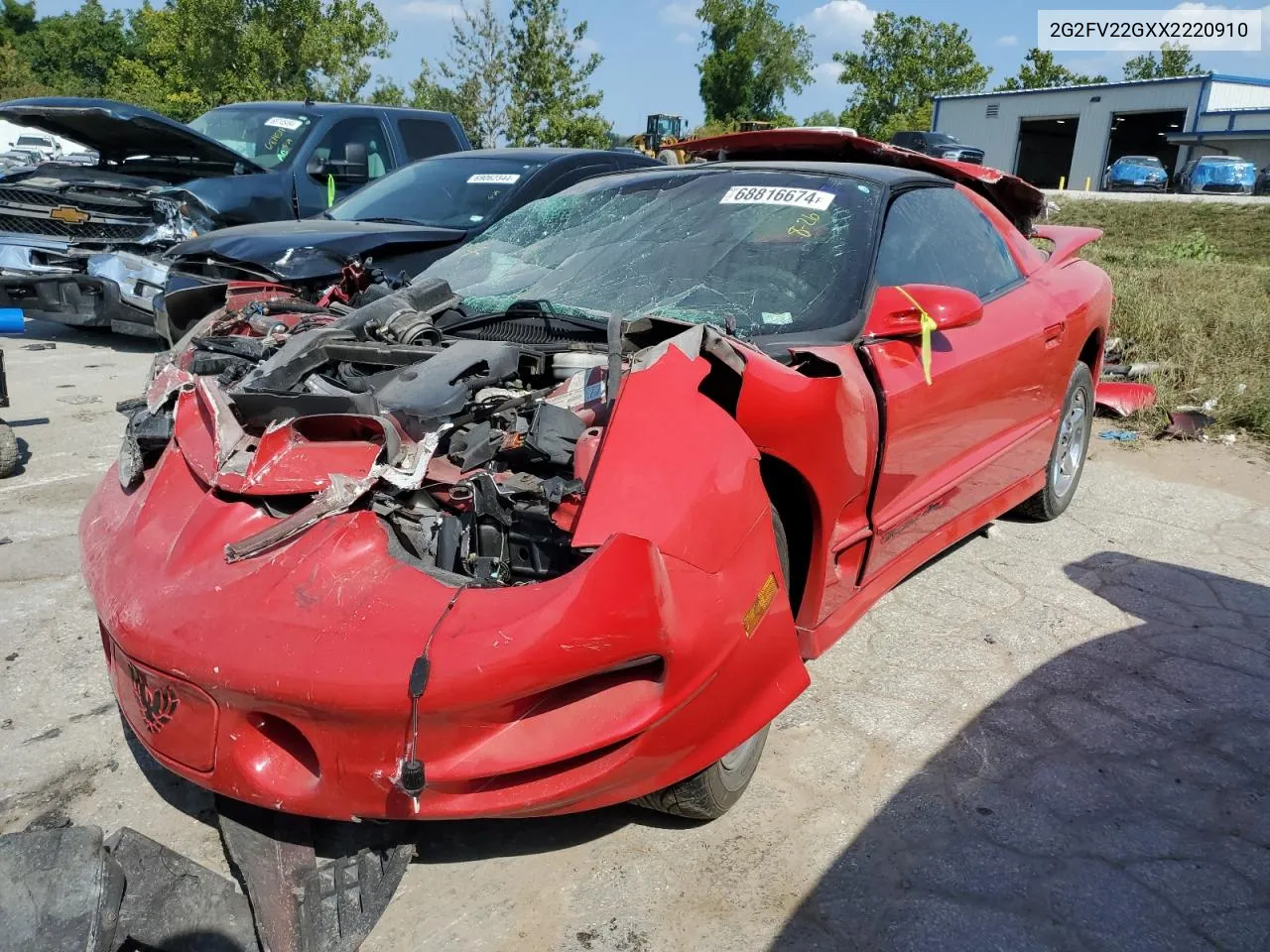 1999 Pontiac Firebird Formula VIN: 2G2FV22GXX2220910 Lot: 71288224