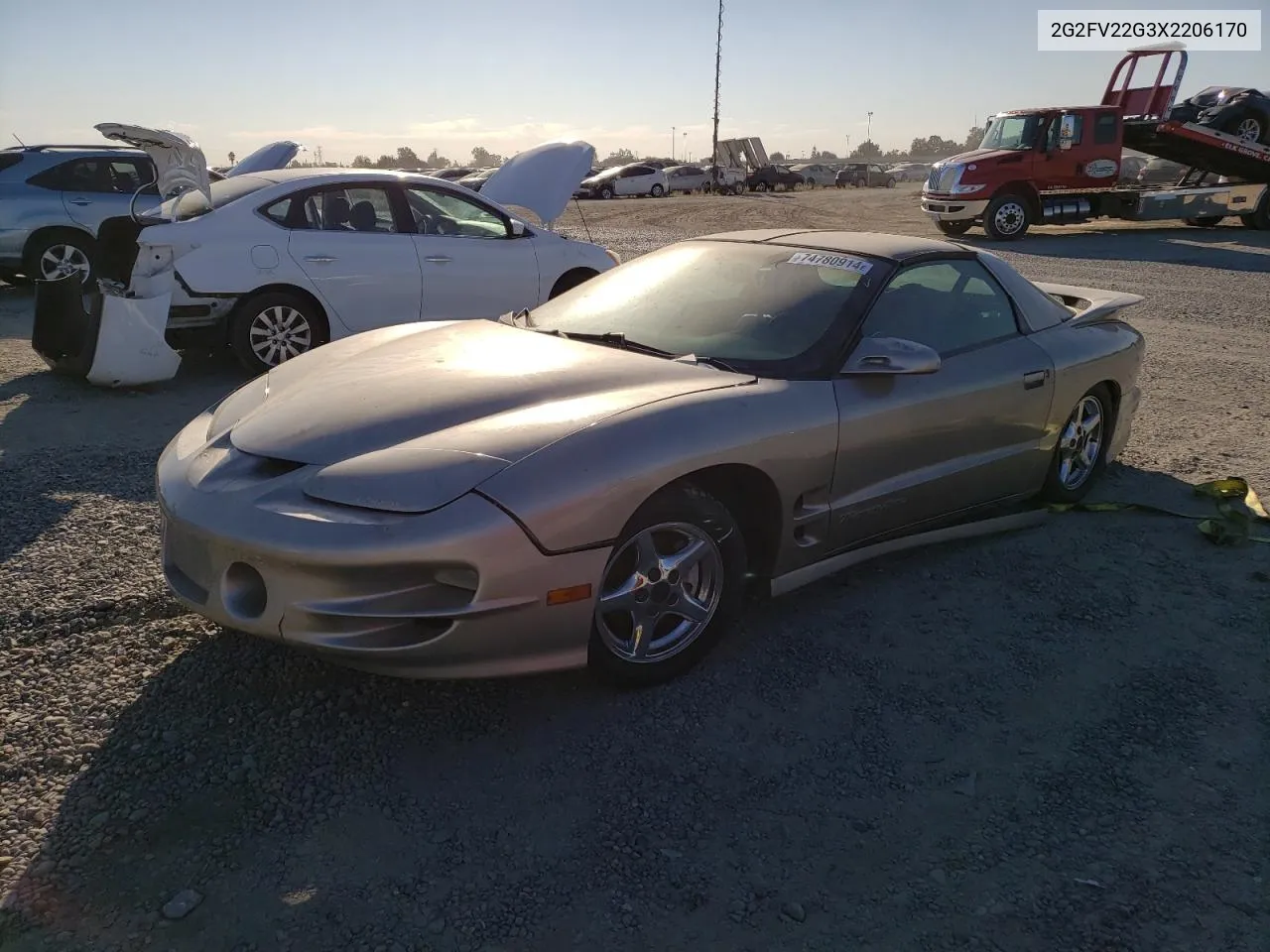 1999 Pontiac Firebird Formula VIN: 2G2FV22G3X2206170 Lot: 74780914