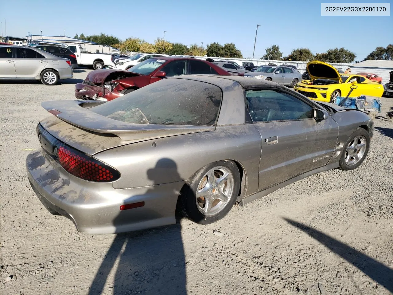 1999 Pontiac Firebird Formula VIN: 2G2FV22G3X2206170 Lot: 74780914