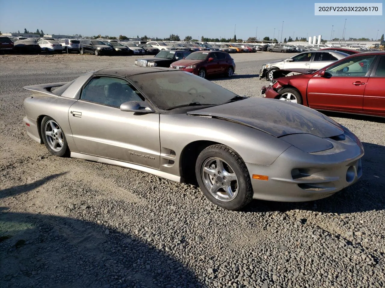 1999 Pontiac Firebird Formula VIN: 2G2FV22G3X2206170 Lot: 74780914